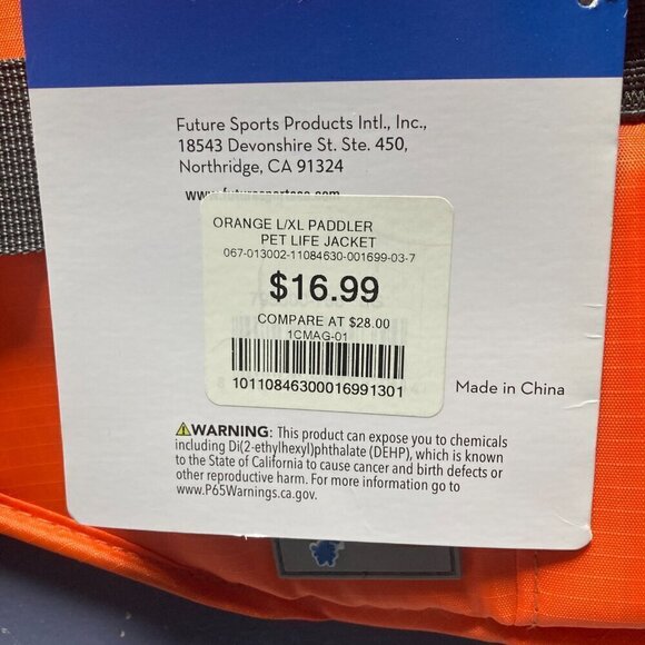 Hydro Dogz Paddler Dog Flotation Vest, NWT, Size L - Picture 2 of 11